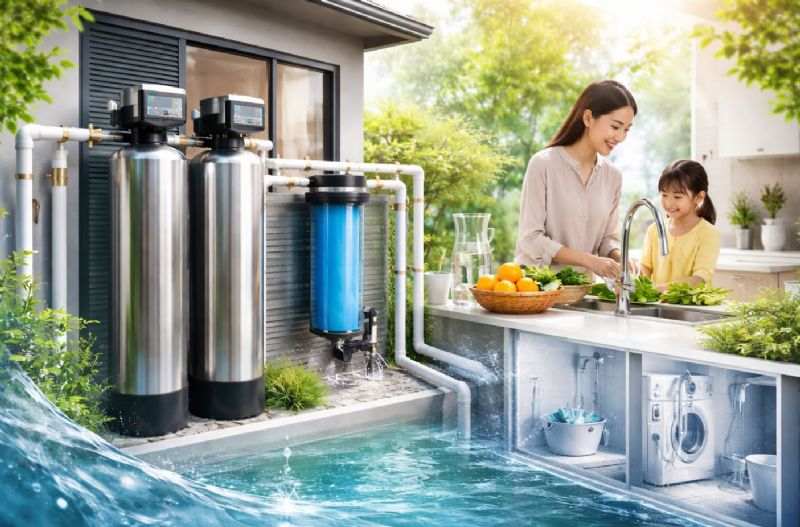全屋淨水的優點｜從源頭改善，全家用水一次到位